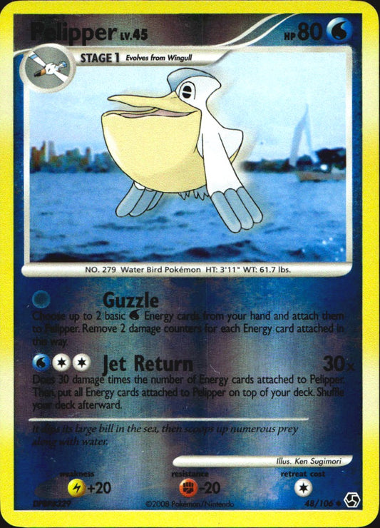 Pelipper 48/106 Uncommon Great Encounters Pokemon Reverse Holo Near Mint