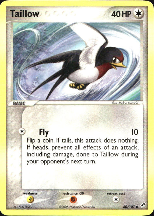 Taillow 80/107 Common Deoxys Pokemon Near Mint