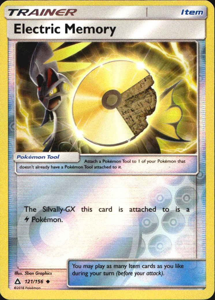 Electric Memory 121/156 Uncommon Ultra Prism Pokemon Reverse Holo Near Mint