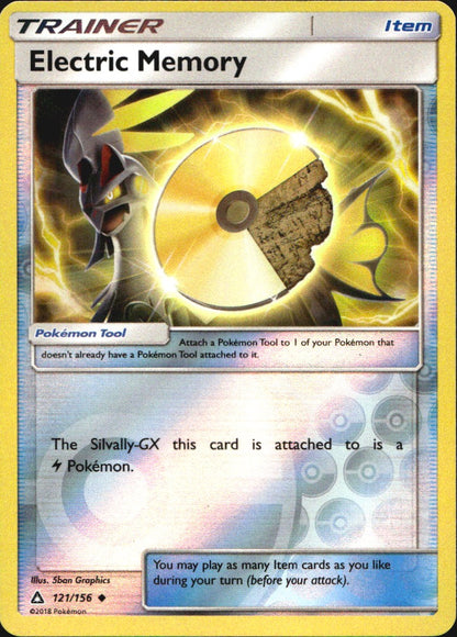 Electric Memory 121/156 Uncommon Ultra Prism Pokemon Reverse Holo Near Mint