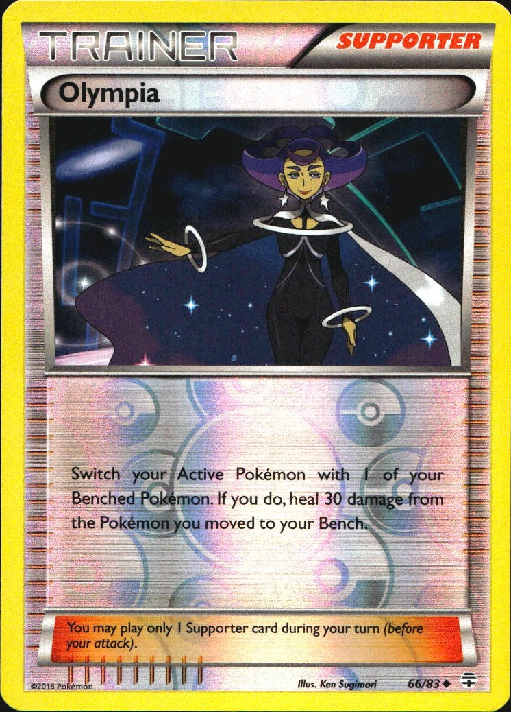 Olympia 66/83 Uncommon Generations Pokemon Reverse Holo Near Mint