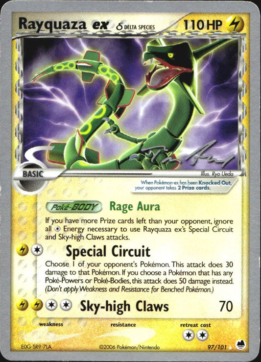 Rayquaza ex (Delta Species) 97/101 Rare World Championship Decks Pokemon NM