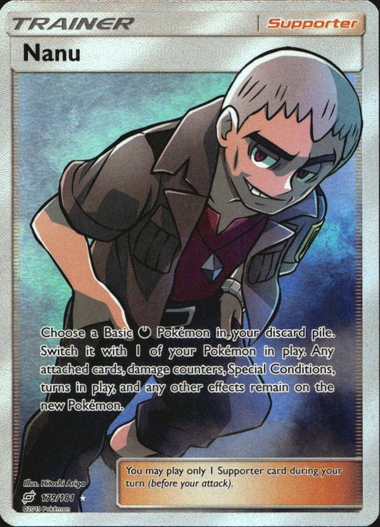 Nanu 179/181 Rare Ultra Team Up Pokemon Near Mint