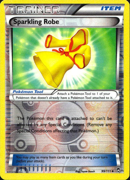 Sparkling Robe 99/111 Uncommon Furious Fists Pokemon Reverse Holo Near Mint