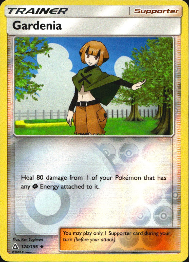 Gardenia 124/156 Uncommon Ultra Prism Pokemon Reverse Holo Near Mint
