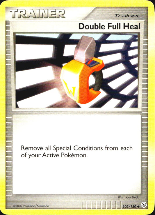 Double Full Heal 105/130 Uncommon Diamond & Pearl Pokemon Near Mint