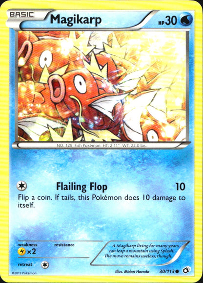 Magikarp 30/113 Common Legendary Treasures Pokemon Near Mint
