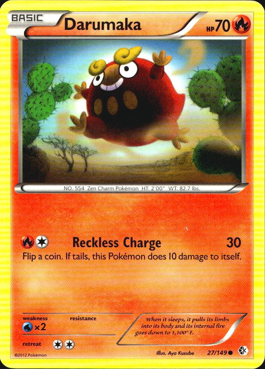 Darumaka 27/149 Common Boundaries Crossed Pokemon Near Mint