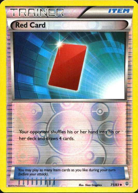Red Card 71/83 Uncommon Generations Pokemon Reverse Holo Near Mint