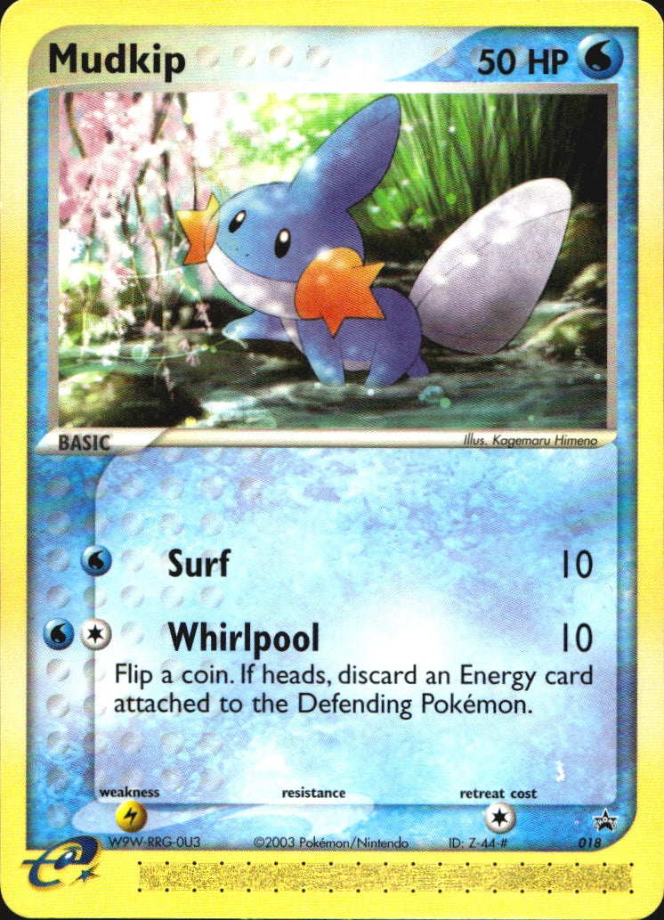 Mudkip 018 Promo Nintendo Black Star Promos Pokemon Near Mint