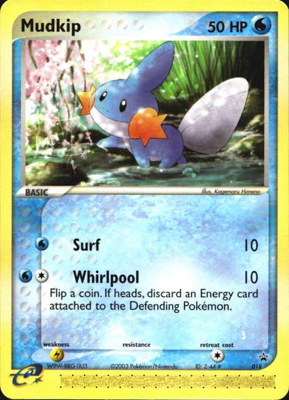 Mudkip 018 Promo Nintendo Black Star Promos Pokemon Near Mint