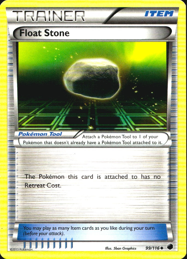 Float Stone 99/116 Uncommon Plasma Freeze Pokemon Near Mint
