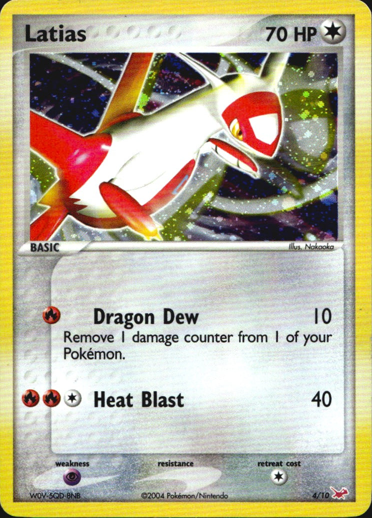 Latias 4/10 EX Trainer Kit Latias Pokemon Lightly Played