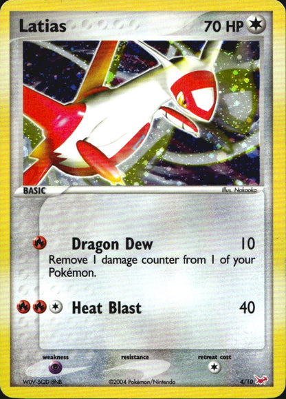 Latias 4/10 EX Trainer Kit Latias Pokemon Lightly Played