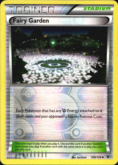 Fairy Garden 100/124 Uncommon Fates Collide Pokemon Reverse Holo Near Mint