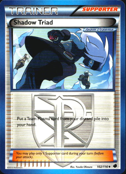 Shadow Triad 102/116 Uncommon Plasma Freeze Pokemon Near Mint