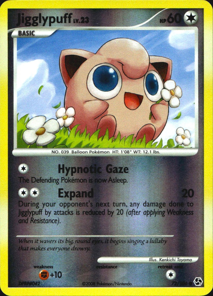 Jigglypuff 72/106 Common Great Encounters Pokemon Reverse Holo Near Mint