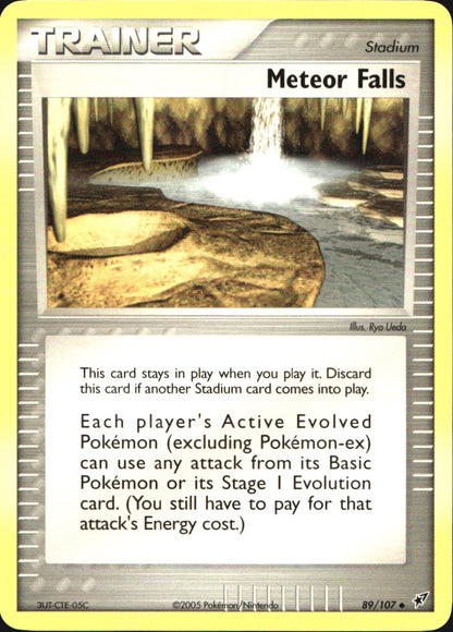 Meteor Falls 89/107 Uncommon Deoxys Pokemon Near Mint