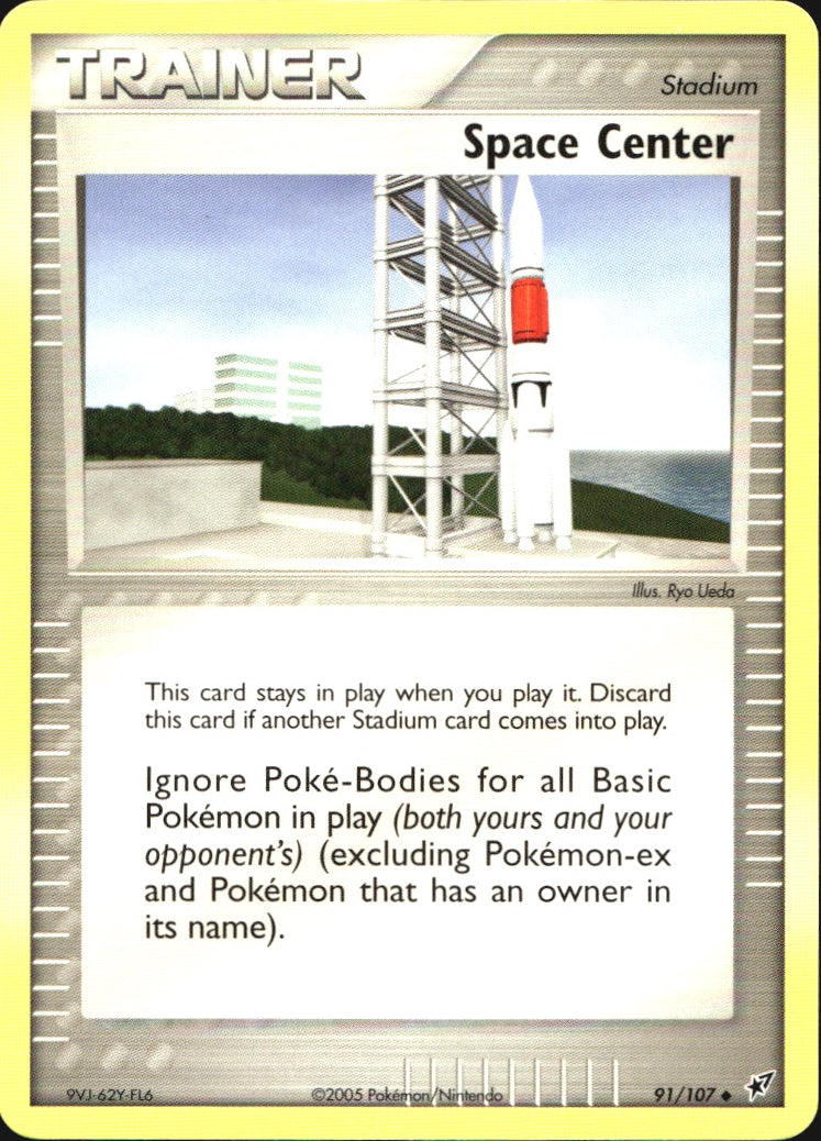 Space Center 91/107 Uncommon Deoxys Pokemon Near Mint