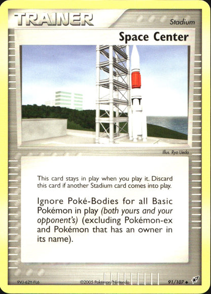 Space Center 91/107 Uncommon Deoxys Pokemon Near Mint