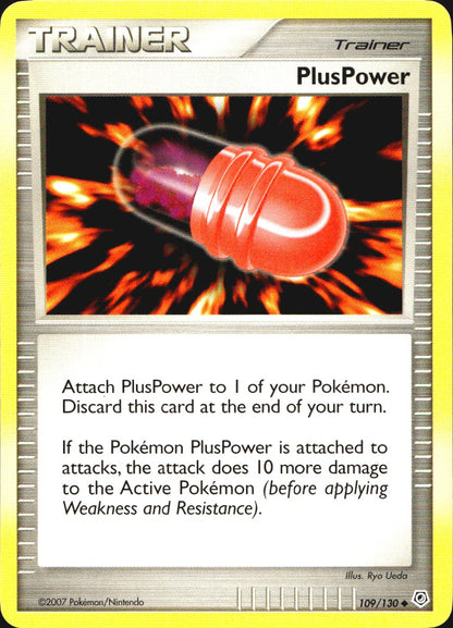PlusPower 109/130 Uncommon Diamond & Pearl Pokemon Near Mint