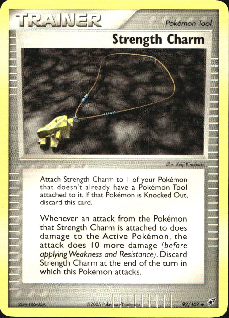 Strength Charm 92/107 Uncommon Deoxys Pokemon Near Mint