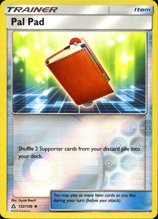 Pal Pad 132/156 Uncommon Ultra Prism Pokemon Reverse Holo Near Mint