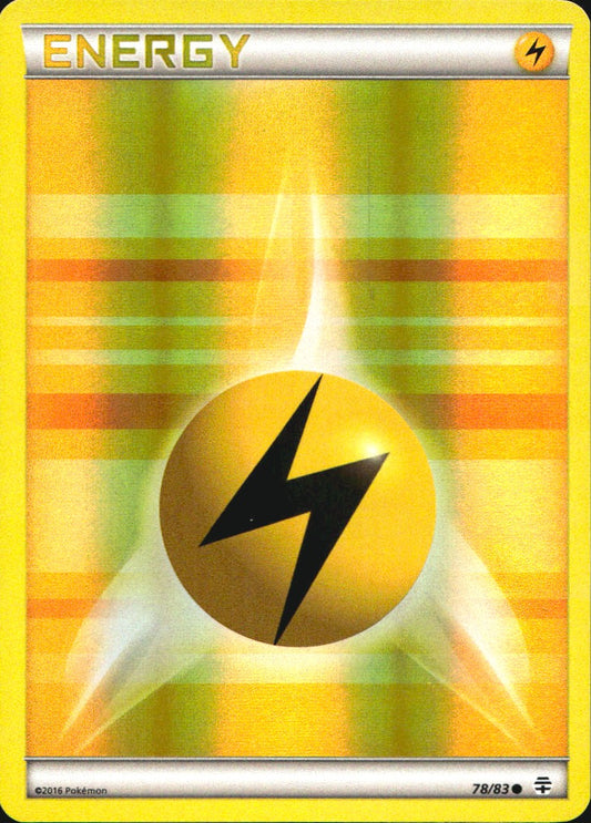 Lightning Energy 135/146 Common XY Pokemon Reverse Holo Near Mint