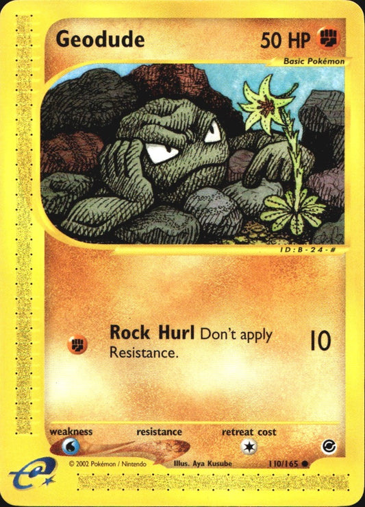 Geodude 110/165 Common Expedition Base Set Pokemon Near Mint