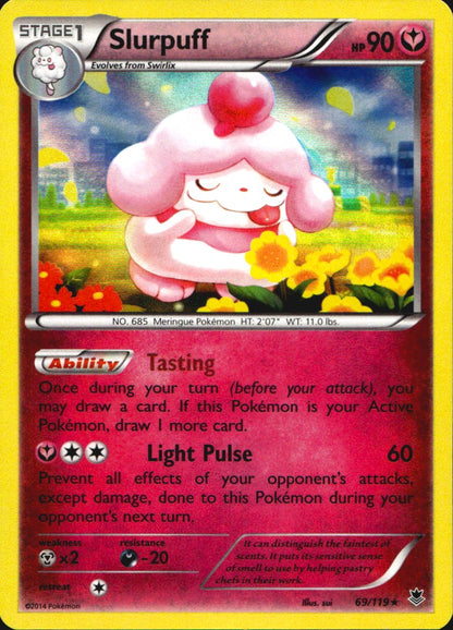 Slurpuff 69/119 Holo Rare Phantom Forces Pokemon Near Mint