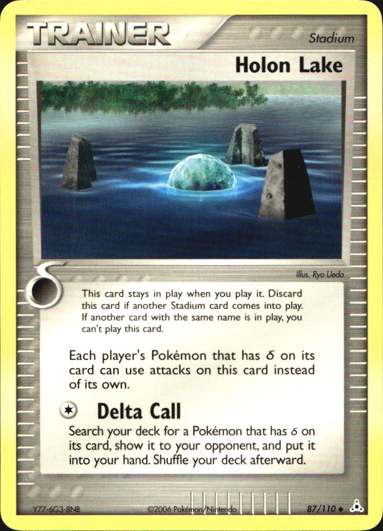 Holon Lake 87/110 Uncommon Holon Phantoms Pokemon Near Mint