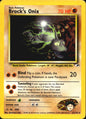 Brock's Onix 21/132 Rare Gym Heroes Pokemon Near Mint