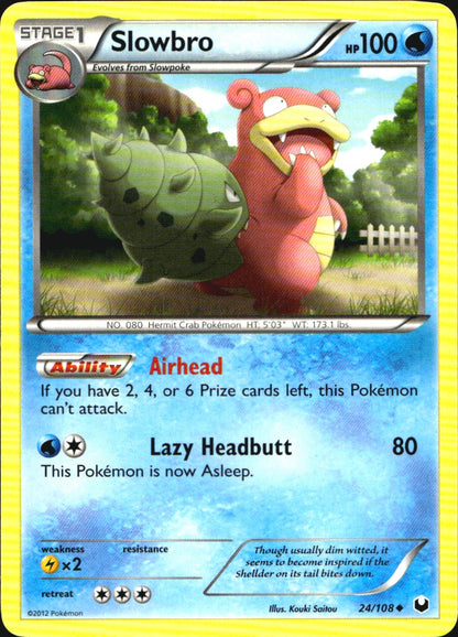 Slowbro 24/108 Uncommon Dark Explorers Pokemon Near Mint