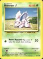 Nidoran M 55/102 Common Base Set Pokemon Near Mint
