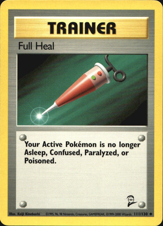 Full Heal 82/102 Uncommon Base Set Pokemon Near Mint