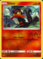 Litten 12/70 Common Dragon Majesty Pokemon Reverse Holo Near Mint