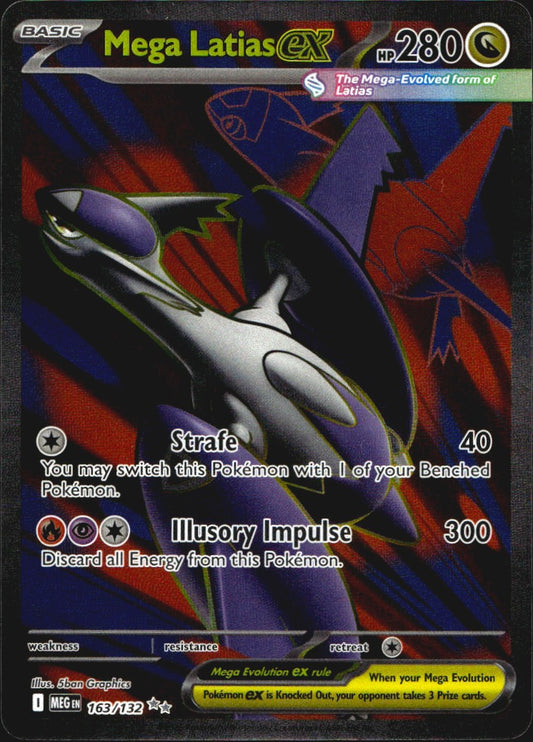 Mega Latias ex 163/132 Ultra Rare Mega Evolution Near Mint
