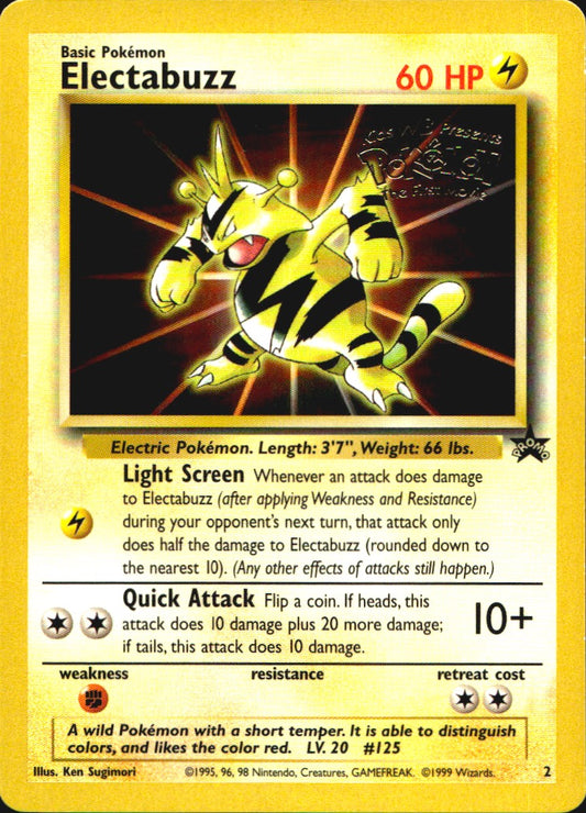 Electabuzz 2 Promo Wizards Black Star Promos Pokemon Near Mint