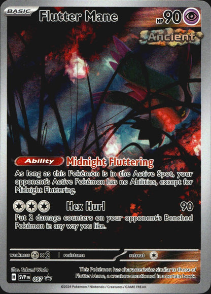 Flutter Mane 097 Promo Scarlet & Violet Pokemon Near Mint