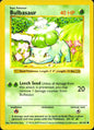 Bulbasaur 44/102 Common Base Set Pokemon Lightly Played