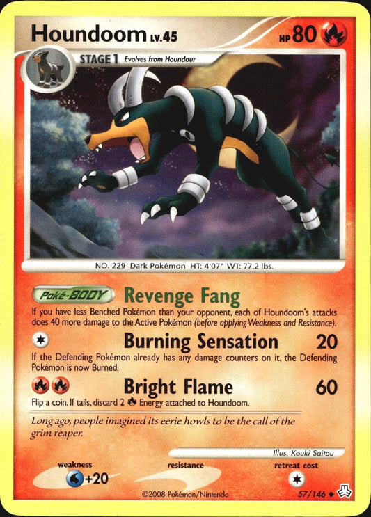 Houndoom 57/146 Uncommon Legends Awakened Pokemon Near Mint
