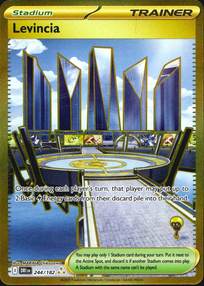 Levincia 244/182 Hyper Rare Destined Rivals Pokemon Near Mint
