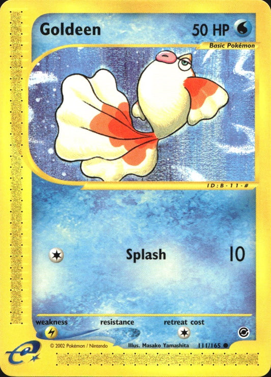 Goldeen 111/165 Common Expedition Base Set Pokemon Near Mint