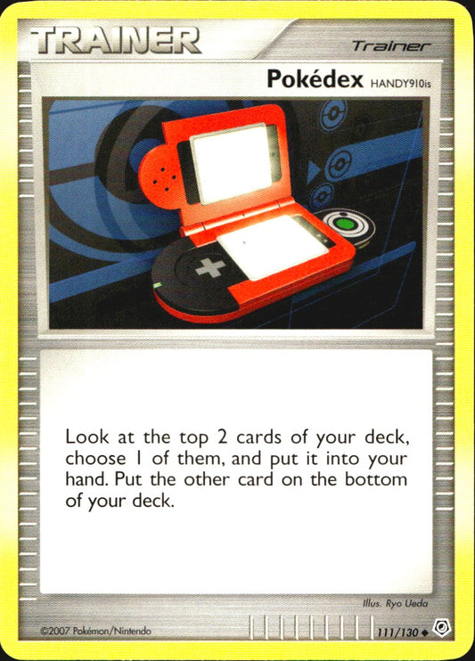Pokedex HANDY910is 111/130 Uncommon Diamond & Pearl Pokemon Near Mint