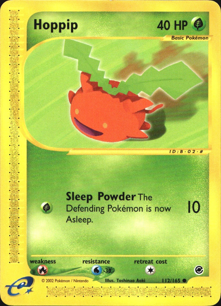 Hoppip 112/165 Common Expedition Base Set Pokemon Near Mint
