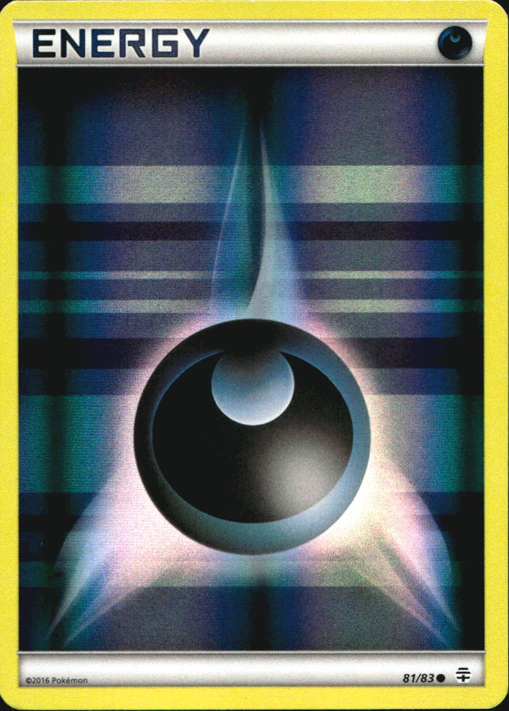 Darkness Energy 81/83 Common Generations Pokemon Reverse Holo Near Mint