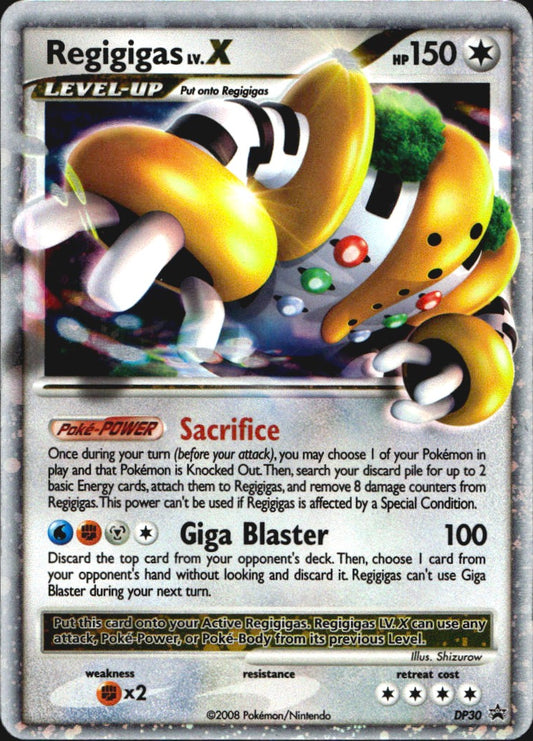 Regigigas LV.X DP30 Promo DP Black Star Promos Pokemon Lightly Played