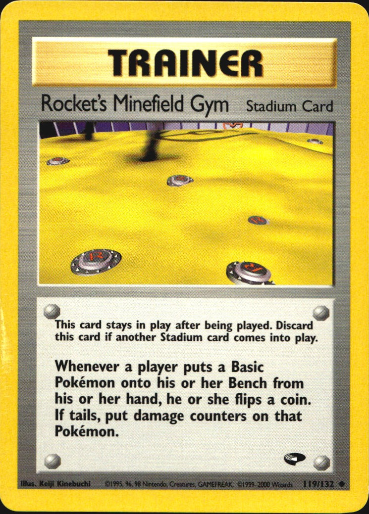 Rocket's Minefield Gym 119/132 Uncommon Gym Challenge Pokemon Near Mint