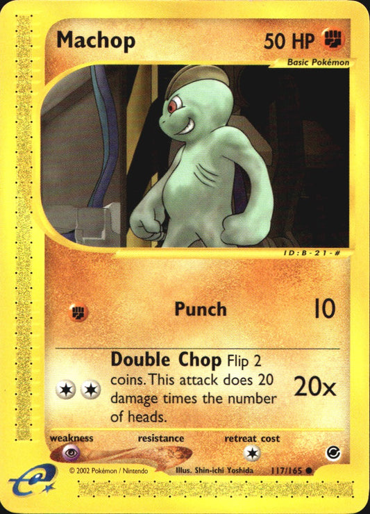 Machop 117/165 Common Expedition Base Set Pokemon Near Mint
