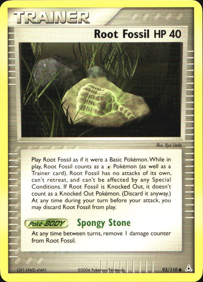 Root Fossil 93/110 Common Holon Phantoms Pokemon Near Mint